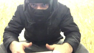 Русский БАНДИТ в Маске Хочет что бы ты СОСАЛ и ГЛОТАЛ сперму…Грязные разговоры