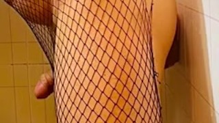 Solo anal dildo ride 4