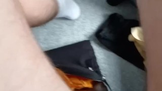 Stripping, showing my cock, measuring it & showing the piss-slit